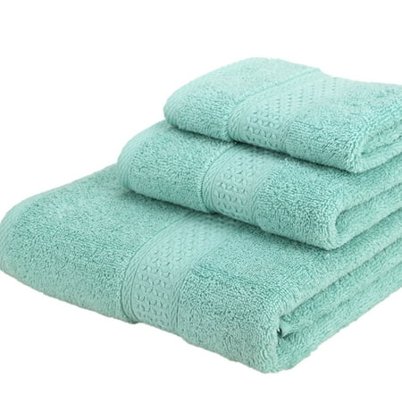 

Jiawei Face Towel 3Pcs/Set Convenient Storage Fade-resistant Durable Soft Absorbent Bath Towel Set