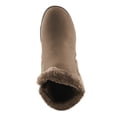 thumbnail image 5 of Flexus Santuzza Women's Waterproof Microsuede Bootie with Faux Fur, Flexible Sole, Decorative Buckle, and Zipper Closure – Vegan-Friendly, Cold Weather Comfort, 5 of 9