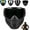 Black, variant on Detachable Full Face Goggle Mask, Goggle Mask Anti-Dust, Anti-Fog HD Lens, Large Viewing Hood Motorcycle Cycling Ski