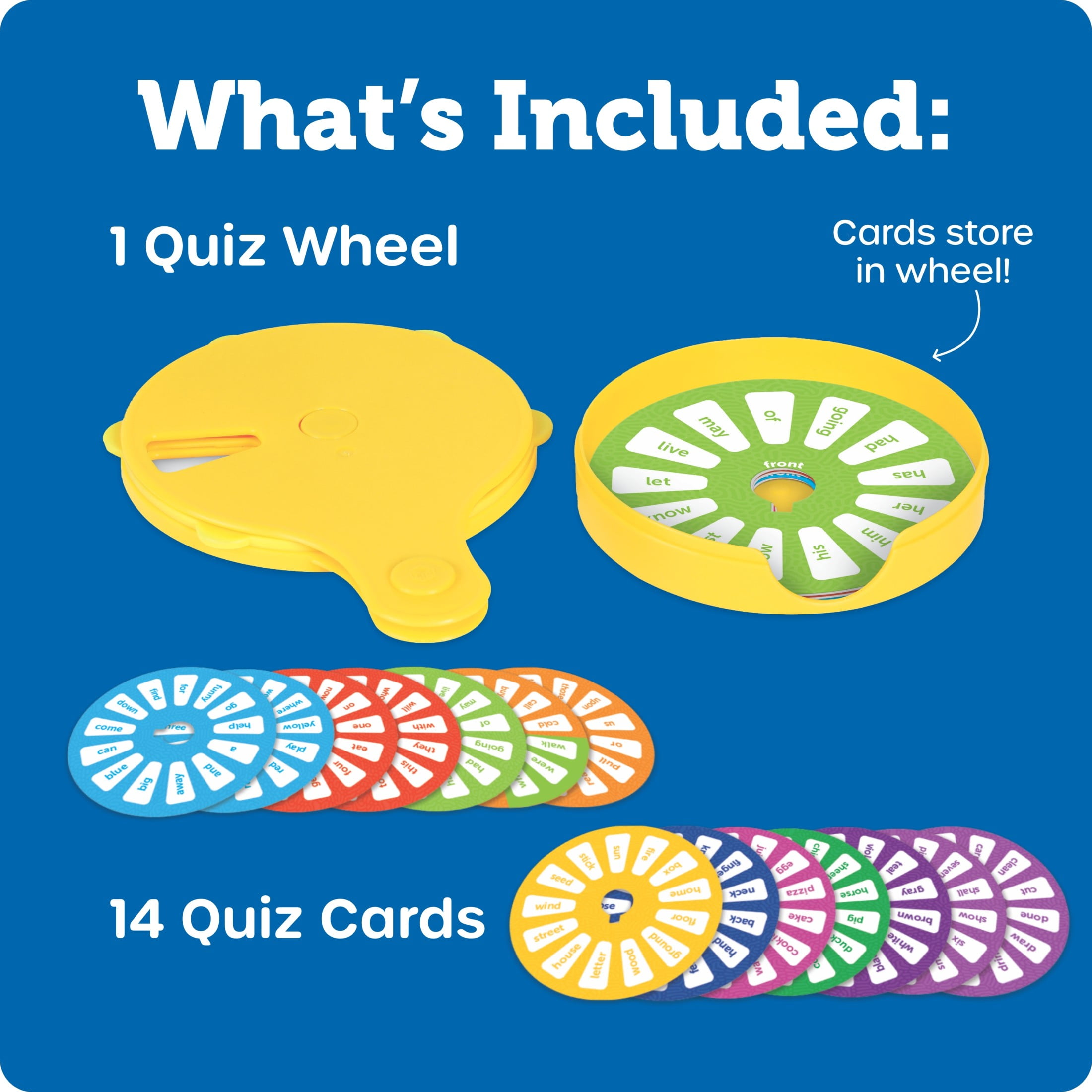 Learning Resources Skill Builders! Sight Words Quiz Wheel, Reading Games, Ages 5+