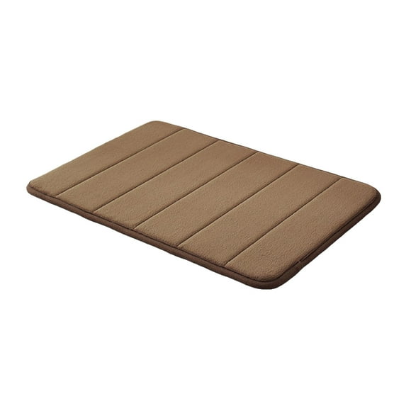 Memory Foam Bath Mat Set Absorbent Non Washable Bathroom Rug Toilet Mat for Universal Comfort