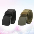 thumbnail image 3 of Masteelf Canvas Waist Belt for Men Lightweight Tearresistant and Durable with Plastic Buckle Adjustable 2 Pcs Assorted Color, 3 of 10