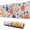 Pioneer Flower Floral-3, variant on Long Mouse Pads for Desk,Pioneer Flower Floral Print Pattern Desk Mats on Top Of Desks, Desk Mouse Pad Extra Large with 3mm Non-Slip Base and Stitched Edge for Gaming,Office,Work,Home 31.5"x11.8"