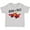 AC-Heather Grey, variant on Born to Race- Red Race Car Boys or Girls Toddler T-Shirt