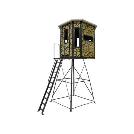 Muddy MUD-BBBST4000-10C Bull Box Blind Steel Wall Constuction Cracked Mud Camo