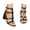 Black, variant on Modisza Chunky Heel Dressy Sandals for Women Gladiators Leather Ankle Strap Heels Ladies Summer Trendy Vacation Sandal Black Size 6