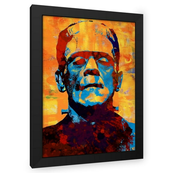 Stephen Chambers 18x24 Black Modern Wood Framed Wall Art Titled - Frankenstein