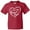 Red, variant on Inktastic I Love My Nana and Papa in White Chalk Heart Youth T-Shirt