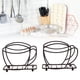 thumbnail image 5 of Servilletero, 2 Uds., Dispensador De Servilletas Con Forma De Taza De Café De Hierro, Soporte Organizador De Servilletas De Mesa De Pie Para El Hogar, Cocina, Restaurante, Fiesta, 5 of 7