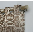 thumbnail image 7 of Sun Zero 2-pack Cora Medallion Jacquard Blackout Grommet Curtain Panel Pair, 72" x 63", 7 of 7