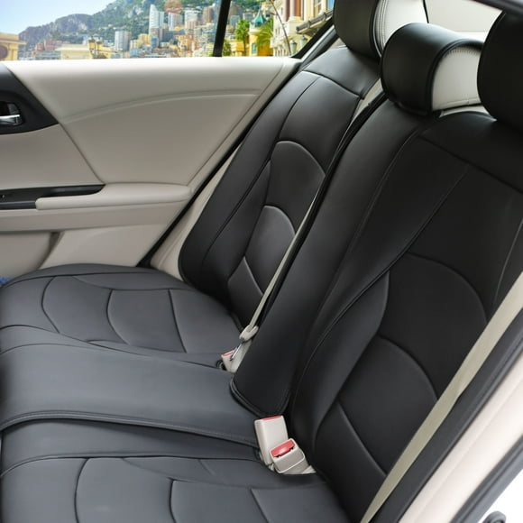 Ultra Comfort High Grade Leather Seat Covers For Car Truck SUV Van - Rear Set