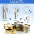 thumbnail image 4 of P38 and P51 Can Openers with Key Rings, Stainless Steel Manual Camping Can Opener,Portable Can Opener for Kitchen Travel, 4 of 7