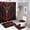 Magical Dragon, variant on 4PCS Fire Red Dragon Shower Curtain Set Retro Power Ancient Fantasy Creature Bathroom Decor Sets with Rugs Bathroom Accessories Set Bathroom Curtain Shower Set with 12 Hooks