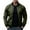 Army Green, variant on ameIAEA Men's Casual Jackets Full Zip Long Sleeve Coats Spring Fall Windbreaker Zip Up Coat with Pocket