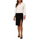 thumbnail image 2 of BLAZER DE TWEED A CUADROS DE MANGA LARGA PARA MUJER INSPIRAR CHIC CON BOTONES CORTO DE TRABAJO TALLA XL BLANCO, 2 of 6