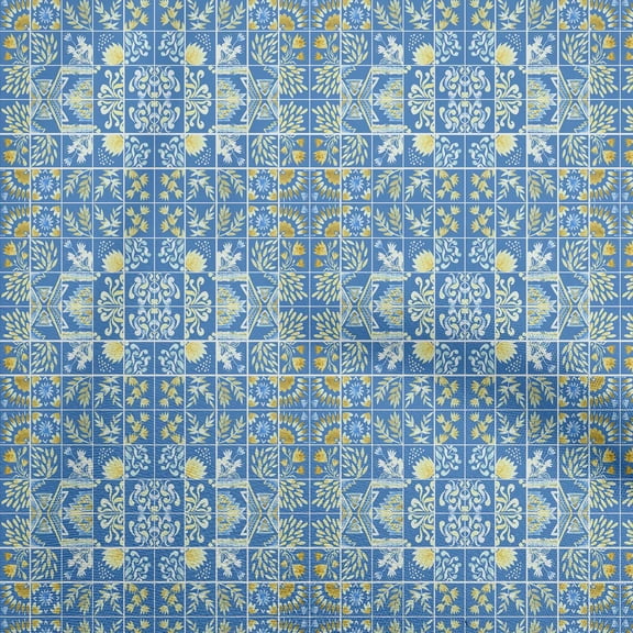 oneOone Cotton Poplin Olive Green Fabric Block Craft Projects Decor Fabric Printed By The Yard 42 Inch Wide-JC