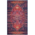 thumbnail image 2 of SAFAVIEH Evoke Westley Bordered Area Rug, Blue/Fuchsia, 4' x 6', 2 of 9