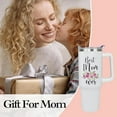 thumbnail image 4 of 40oz Mom Tumbler with Handle - Mother''s Day & Birthday Gift for Mom from Daughters & Sons - Insulated Stainless Steel Travel Mug with Lid - Perfect Mother Coffee Cup, 4 of 6