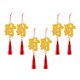 thumbnail image 2 of Adornos colgantes de Año Nuevo chino, amuletos de la suerte para interiores y exteriores. Cai personaje 6 piezas, 2 of 9