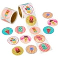 thumbnail image 2 of Playbees Ice Cream Parlor Stickers for Kids - 200 Pack of Sweets Themed Designs - Kids DIY Educational Arts and Crafts, Scrapbooking, Teacher Awards, Classroom Prizes, Encouragement, 2 of 3