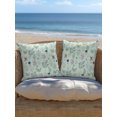 thumbnail image 4 of Outdoor Pillows Waterproof, Sage Green Wildflowers Bedding Throw Pillows with Insert for Couch Sofa Bed, Farmhouse Summer Botanical 18x18 Inch Pillowcases Decorative Camping Patio Pillow Set of 2, 4 of 7
