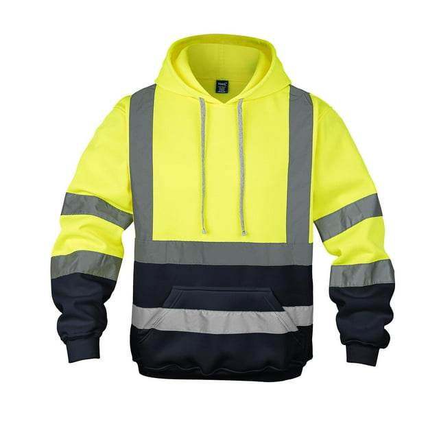 Sudadera con capucha reflectante de seguridad ANSI clase 3