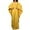 Yellow, variant on Bsubseach Women Casual Kaftan Batwing Sleeve Beach Dress Plus Size Summer Swimsuit Cover up