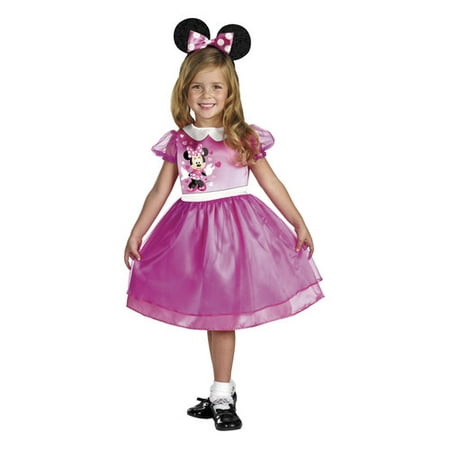 Pink Minnie Mouse Toddler Halloween Costume, One Size 3T-4T - Walmart.com