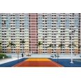 thumbnail image 2 of Abdualhameid, Fahad 24x17 Gold Ornate Wood Framed with Double Matting Museum Art Print Titled - Choi Hung Estate, 2 of 4