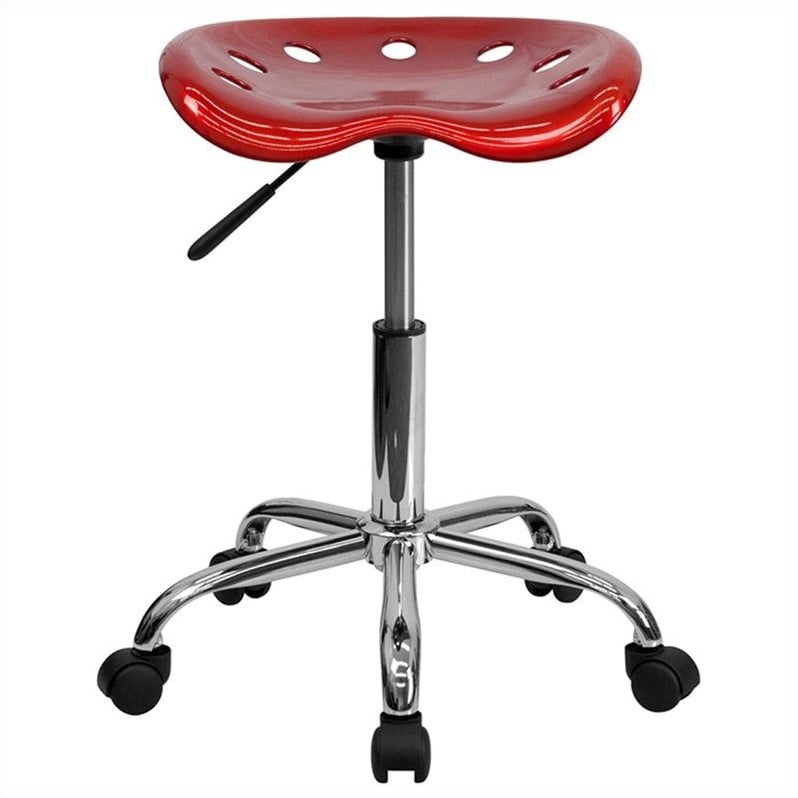Adjustable Height Task Stool with Tractor Seat, Multiple Colors