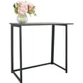 thumbnail image 3 of Folding Desk Computer Desk Standing Desk, Small Foldable Desk 31.6" for Small Spaces, Space Saving Portable Laptop Study Foldable Table Computer Table Writing Workstation for Home Office Desks, 3 of 6