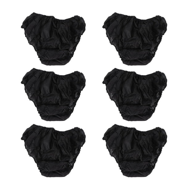 ANGGREK Disposable Underpants,Disposable Panties Nonwoven,50pcs Disposable  Underwear Black One Size Fits Most Portable Travel Underwear For Outdoor  Tourism Hotel 