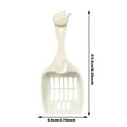 Pet Cat Litter Shovel Cat Head Type Cat Shovel Pet Cat Litter Scoop Pet Sift Shovel Litter