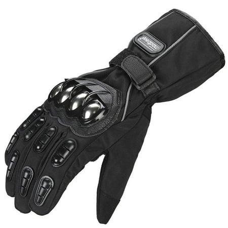 ILM Alloy Steel Knuckle Motorcycle Gloves Motorbike Powersports Racing Gloves Winter for Men and Women