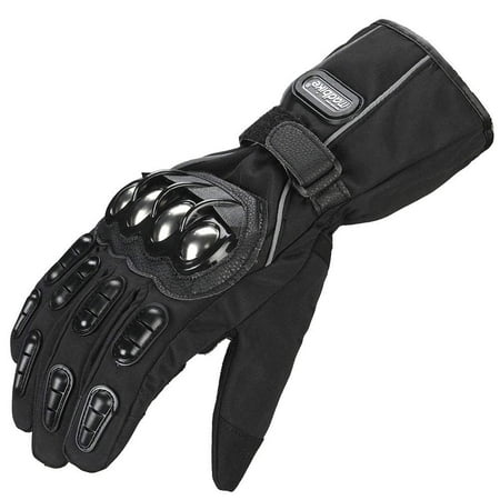ILM Alloy Steel Knuckle Motorcycle Gloves Motorbike Powersports Racing Gloves Winter for Men and