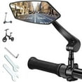 thumbnail image 2 of Bike Rear View Mirror Reflector Adjustable Rotatable Handlebar Mirror Clear Rearview Electric Scooter Cycling Bicycle Accessorie, 2 of 16