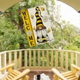 thumbnail image 4 of Sm:)e Welcome Bee Gnome Summer House Flag 28 x 40 Inch Double Sided, 4 of 6