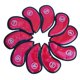 thumbnail image 5 of Club de golf 10 Uds para la cabeza para hombres, mujeres, golfistas, cubierta protectora de individualizado, putter de golf multicolor - Rojo Sunnimix Casco de hierro para palo de golf, 5 of 8
