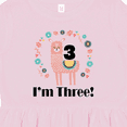 thumbnail image 4 of Inktastic 3rd Birthday Llama for Girl Girls Toddler Dress, 4 of 5