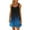 Blue, variant on IROINNID Women's Shift Dress Hawaiian Tropical Sleeveless Sling Mini Dress Summer Loose Comfy Boho Prints Drop Waist Dress