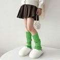 thumbnail image 6 of Cethrio Girls Knee-High Socks, Princesses Stretch Thermal Knitted Winter Socks Green Size 5-16T, 6 of 6