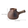 thumbnail image 2 of Worgeous Vintage Tea Kettle and Clay Coffee Maker Suitable for Camping and Kitchen Portable Teapot and Coffee Warmer Pot for Household Use, 2 of 8