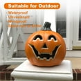 thumbnail image 6 of Active Mind Ltd 5" Mini LED Smiling Jack O' Lantern Light - Battery Powered Halloween Pumpkin Decor for Indoor Tabletop, Desk, Shelf, or Mantel | Cute Glow for Home & Party, 6 of 7