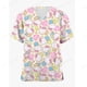 thumbnail image 2 of Camisetas de manga corta para mujer, uniforme de enfermera con estampado de Hello Kitty, cuello en V, bolsillo, para trabajadores de la salud, ropa de trabajo clínica, 2 of 4