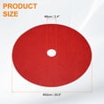 thumbnail image 2 of Uxcell 8pcs Tree Mulch Ring 20.5 Inch Non-Woven Round Tree Protector Weed Barrier Mat Plant Cover Rings for Weed Grass Control Root Protection, Red, 2 of 7