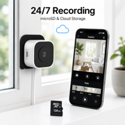 Snapbud 3MP 2K Window Camera