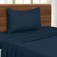 thumbnail image 4 of BELIZZI HOME Twin Sheet Set - Double Brushed Microfiber Twin Bedding Set, 3 Piece Deep Pocket Twin Sheet - Ultra Soft, Easy-Fit, Wrinkle Free, Quick Dry, Easy Care Twin Sheets - Mineral Blue, 4 of 5