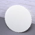 thumbnail image 4 of Miangastore 4pcs 8inch Plastic Cake Serving Trays Reusable Round Cake Display Liner Non-Stick Mat Sheets, 4 of 8