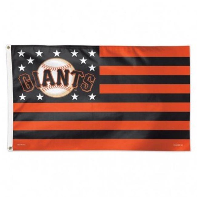 Drapeau des San Francisco Giants 3x5 Étoiles et Rayures de Luxe