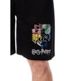 thumbnail image 2 of Harry Potter Mens' Wizarding World Hogwarts Crest Sleep Pajama Shorts, 2 of 5